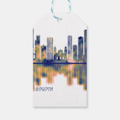 Bogota Skyline Cadeaulabel (Achterkant)