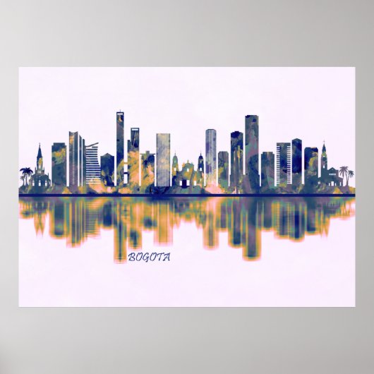 Bogota Skyline Poster (Voorkant)