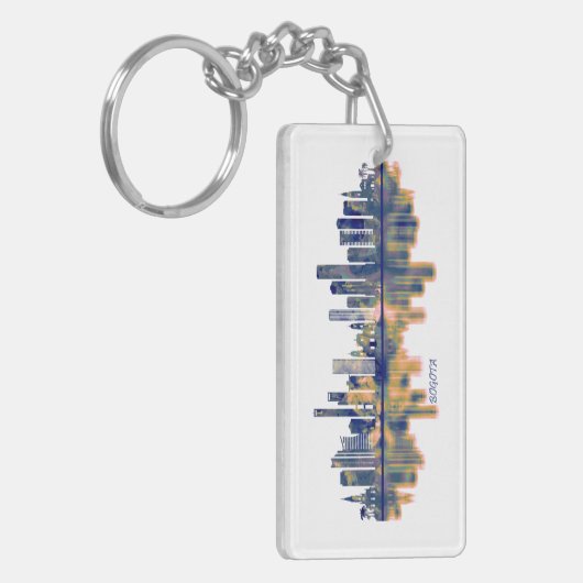 Bogota Skyline Sleutelhanger (Voorkant Links)
