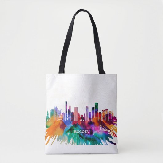 Bogota Skyline Tote Bag (Voorkant)