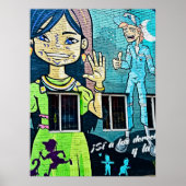 Bogotá Straatkunst  Poster (Voorkant)