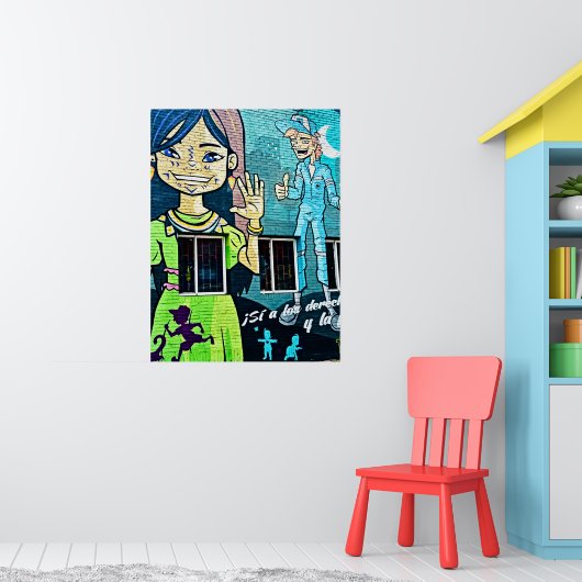 Bogotá Straatkunst  Poster (Kinderkamer 1)