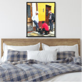 Bogotá Straatscènes Canvas Afdruk (Insitu (Slaapkamer))