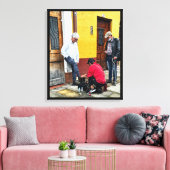Bogotá Straatscènes Canvas Afdruk (Insitu (Woonkamer))