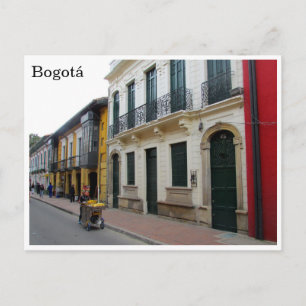bogota straten briefkaart