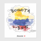 Bogota vibes Car sticker Colombia croquis (Vel)
