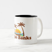 Bogue Banks. Tweekleurige Koffiemok (Voorkant rechts)