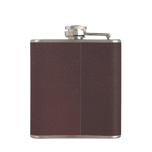 Bogundy Leather met Monogram Heupfles (Achterkant)