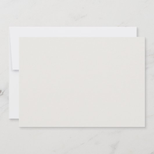 Bogundy Oranje Floral Green Horizontal Save The Date (Achterkant)