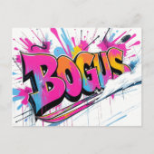 Bogus Basin Ski Resort Idaho graffiti Briefkaart (Voorkant)