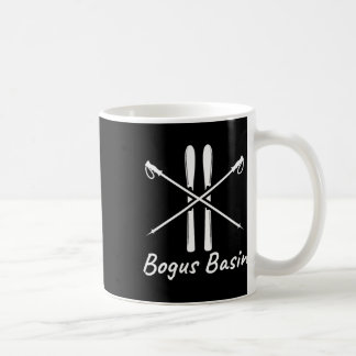 Bogus Sin Idaho Ski Skier Poles Winter Vaca Koffiemok