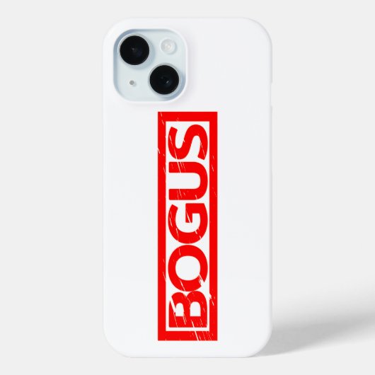 Bogus Stamp Case-Mate iPhone Case (Achterkant)