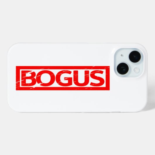 Bogus Stamp Case-Mate iPhone Case (Achterkant (horizontaal))