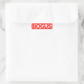 Bogus Stamp Ronde Sticker (Tas)
