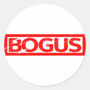Bogus Stamp Ronde Sticker