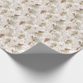 Boheem Bloem & Veren Cadeaupapier (Hoek)