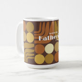 Boheem donkerbruin koffiemok (Voorkant links)