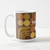 Boheem donkerbruin koffiemok (Links)