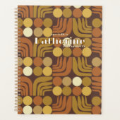 Boheem Donkerbruin Planner (Voorkant)