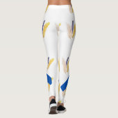 Boheem Featherpatroon Leggings (Achterkant)