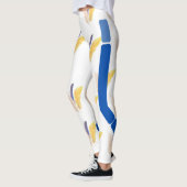 Boheem Featherpatroon Leggings (Links)