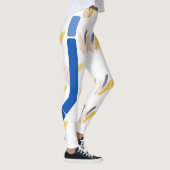 Boheem Featherpatroon Leggings (Rechts)