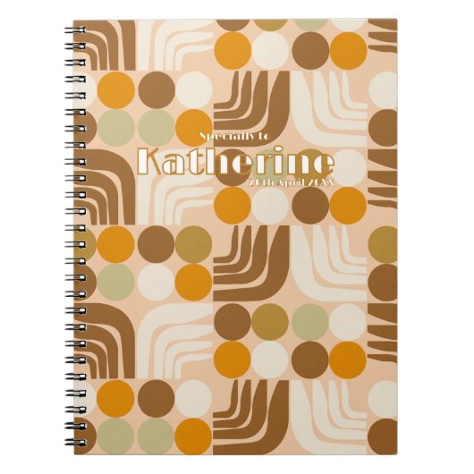 Boheem Lichtbruin Notitieboek (Voorkant)