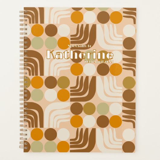 Boheem Lichtbruin Planner (Voorkant)