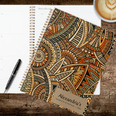 Boheem ontwerp met geometrische elementen planner
