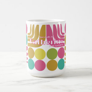 Boheem Roze Groen Blauw Bruin Koffiemok