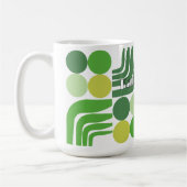 Boheem Wit Groen Koffiemok (Links)