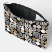 Boheem zwart grijs etui (Open)