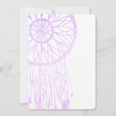 Boheemian Dreamcatcher Lavendel Bewaar De Datum Save The Date (Achterkant)