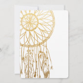 Boheemian Dreamcatcher Nepgoud Folie Save The Date (Achterkant)