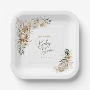 Boheemien Boho Baby Shower Decoratie Papieren Bord