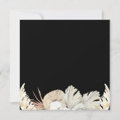 Boheemien Jungle Frame Trouw Uitnodiging (Achterkant)