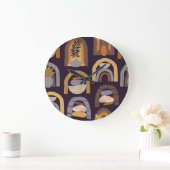 Boheems Abstract: Minimalistische charme. Grote Klok (Huis)