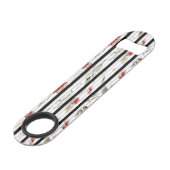 Boheems bloemblaadjespatroon Speed Flessenopener (Voorkant Gekanteld)