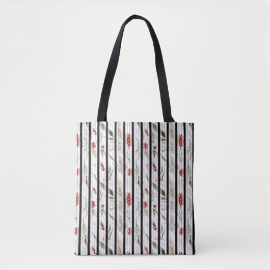 Boheems bloemblaadjespatroon Tote Bag (Voorkant)
