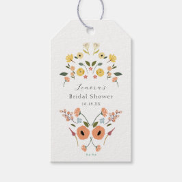  Boheems Bloemen Foto Vrijgezellenfeest Cadeaulabel