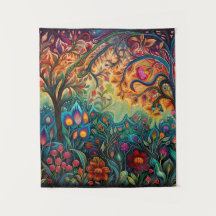 Boheems decor wandtapijt