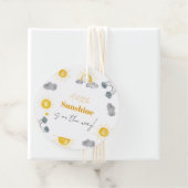 Boheems een beetje zonneschijn is de manier waarop bedankjes labels (In situ)