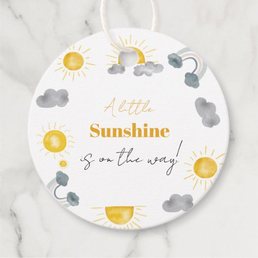 Boheems een beetje zonneschijn is de manier waarop bedankjes labels (Voorkant)