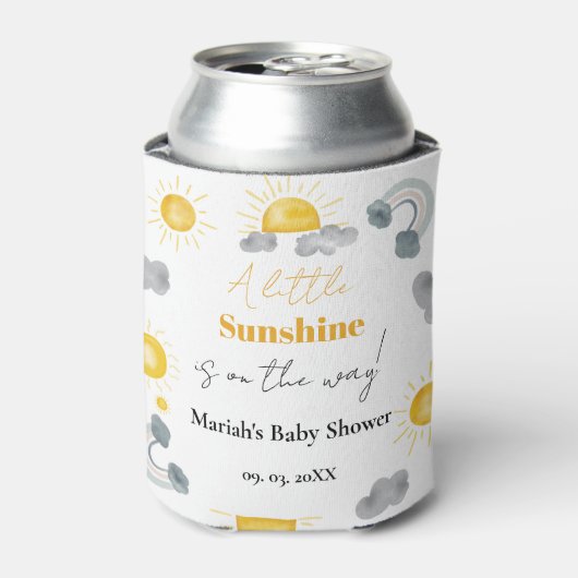 Boheems een beetje zonneschijn is de manier waarop blikjeskoeler (Blikje Voorkant)