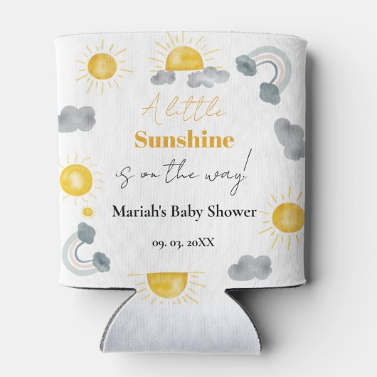 Boheems een beetje zonneschijn is de manier waarop blikjeskoeler (Achterkant)