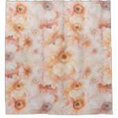 Boheems Engels Bad Bloemen Douchegordijn (Voorkant)