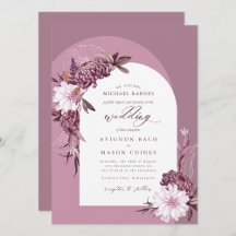 Boheems Engels Lavendel Herfst Bloemenboog Foto