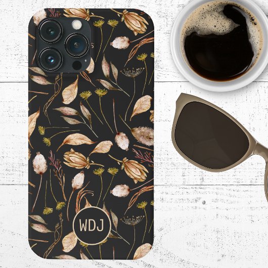 Boheems foliummonogram Case-Mate iPhone case