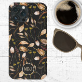 Boheems foliummonogram iPhone hoesje