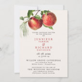 Boheems Ivoor Red Peach Summer Orchard Fruits Kaart (Voorkant)